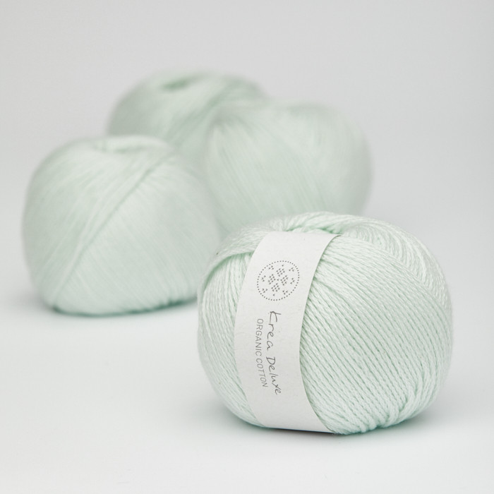enorm få skrig Krea Deluxe Organic Cotton 25 g, 31 lys mintgrøn – bysonnenschein